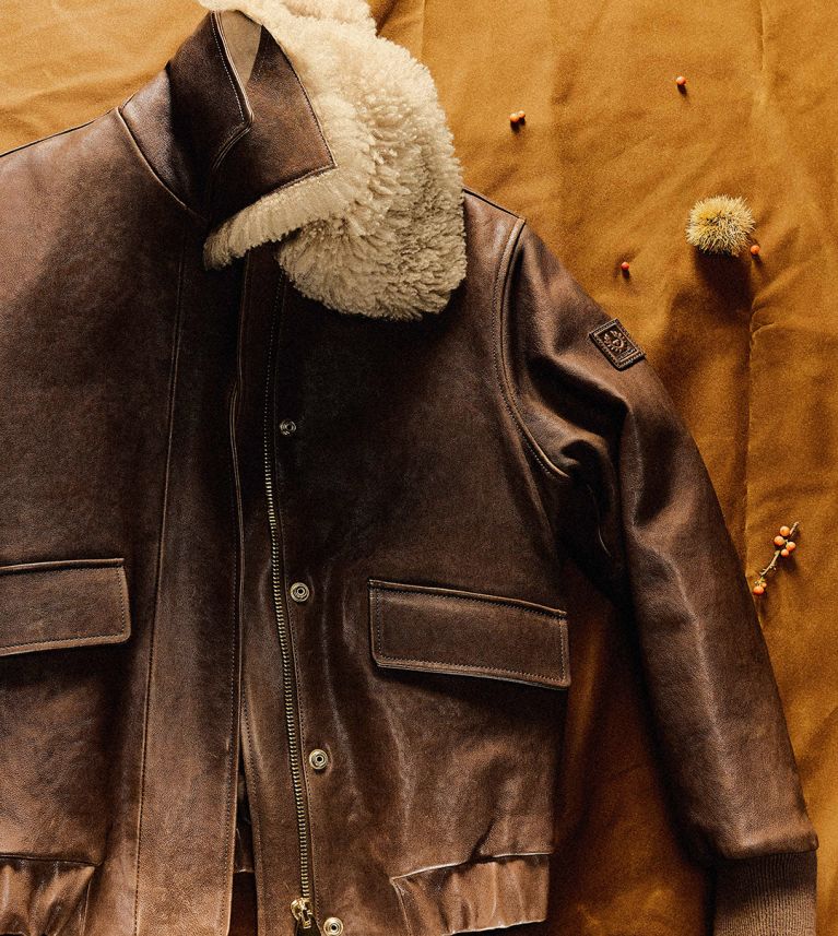 Knox Jacket in Dark Earth.